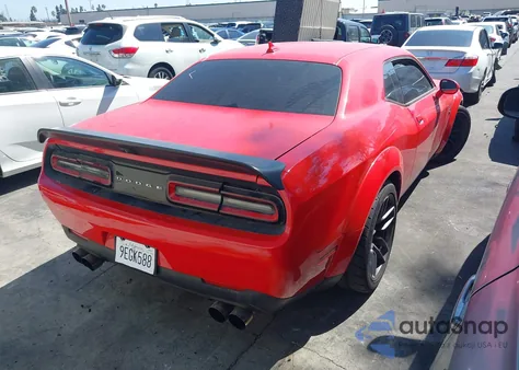 2019 Dodge Challenger Srt Hellcat Redeye z USA, uszkodzony, nr VIN 2C3CDZL98KH595800